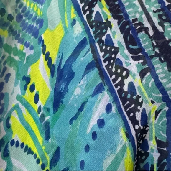 Lilly Pulitzer Anya Bright Navy Kimono